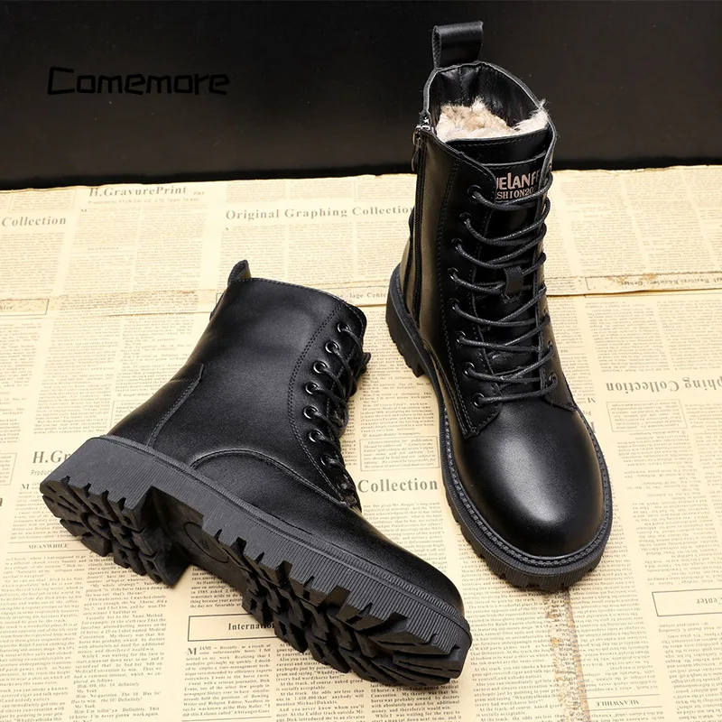 HERA | Elegantní černé zimní boty