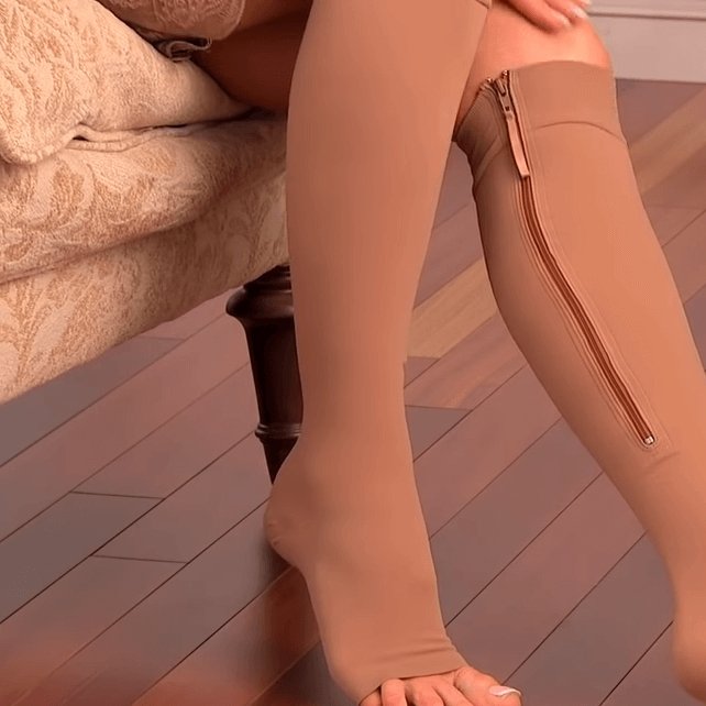 Camilla - Κάλτσες συμπίεσης με φερμουάρ